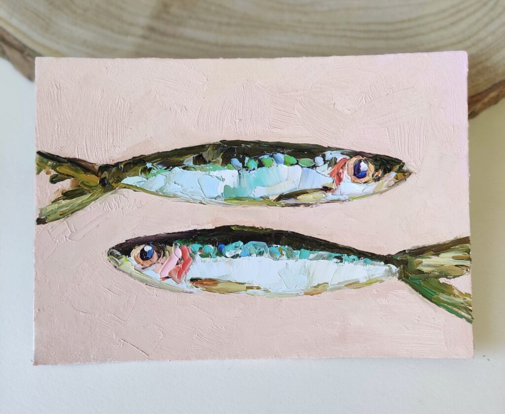 sardines painting